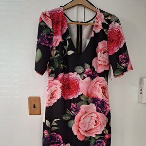 Fitted Floral Dress